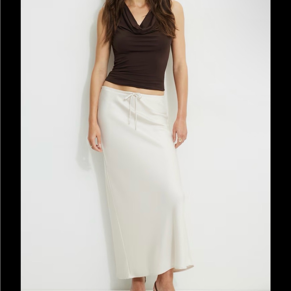 NWWT - Cary Satin slip skirt in color polished pearl . Never worn with tags.